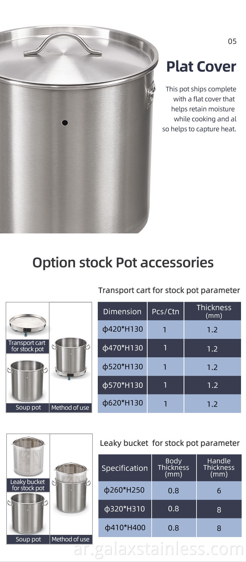 Stainless Steel Stock Pot